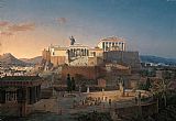 Acropolis of Athens by Leo von Klenze by Unknown Artist